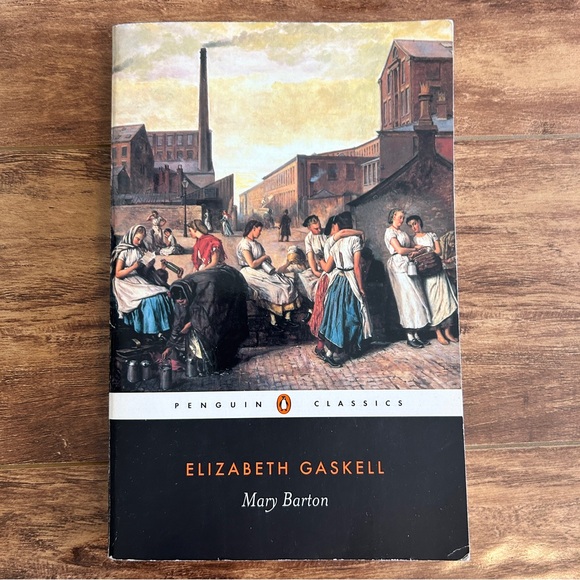 Mary Barton by Elizabeth Gaskell Black and White Cover Penguin Classics book set - Picture 1 of 6